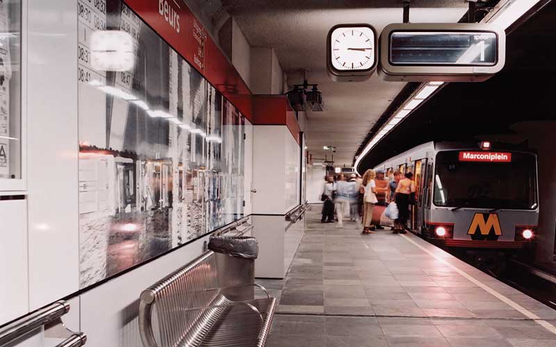 Subway stations Rotterdam